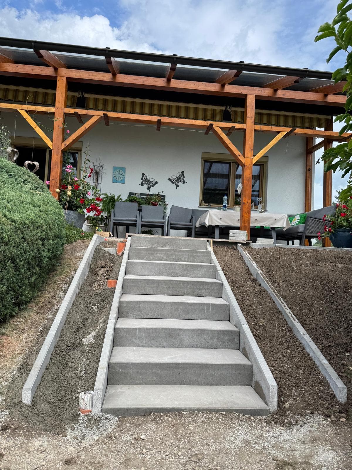 Abbildung einer Aussentreppe