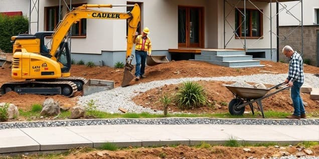 Außenanlagen & Erdarbeiten Grabenweger Bau